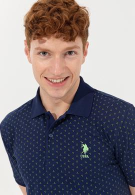 Erkek Lacivert Polo Yaka Tişört - 50249155018