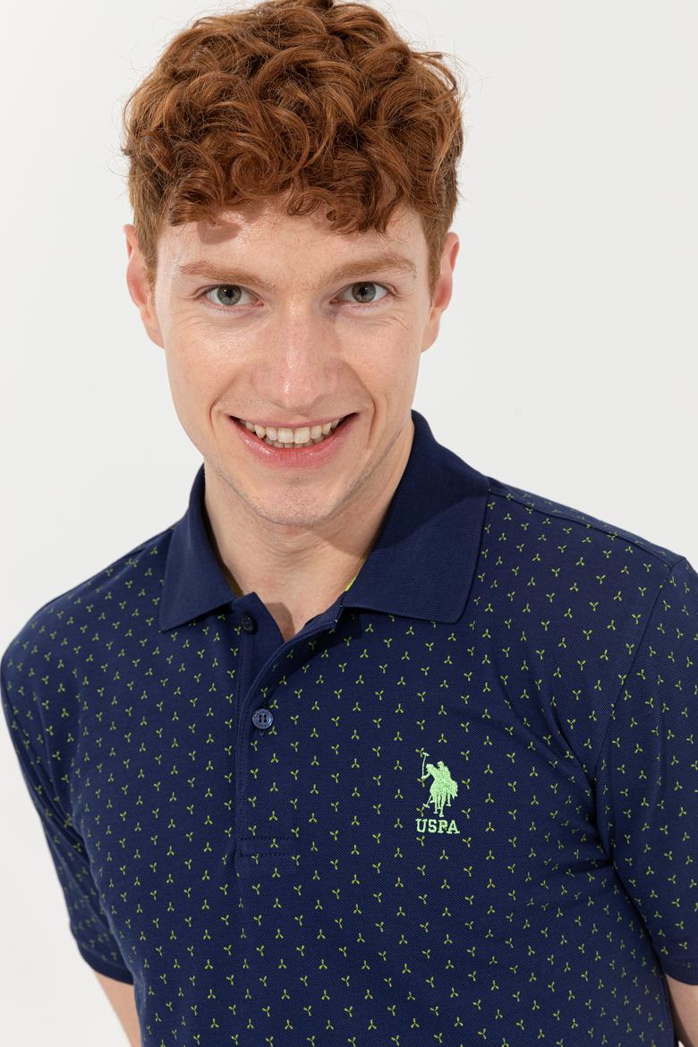 Erkek Lacivert Polo Yaka Tişört - 50249155018