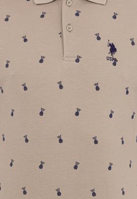 Erkek Haki Polo Yaka Tişört - 50249186018