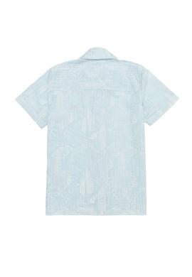 Erkek Çocuk Turkuaz Kısa Kollu Gömlek - 50246576003
