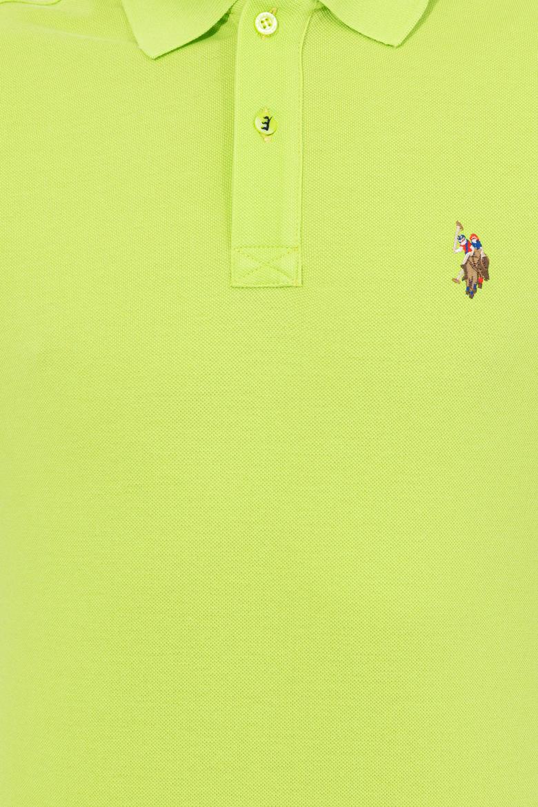 Erkek Fıstık Yeşili Polo Yaka T-Shirt Basic - 50248556083