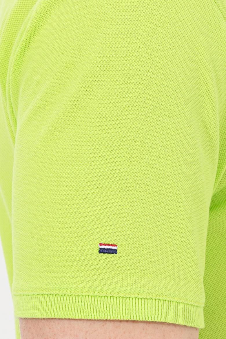 Erkek Fıstık Yeşili Polo Yaka T-Shirt Basic - 50248556083