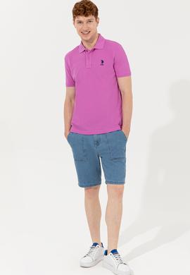 Erkek Açık Mavi Jean Şort - 50254413003