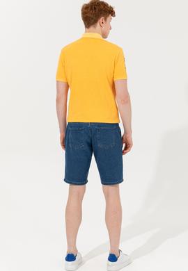 Erkek Mavi Jean Şort - 50254440003