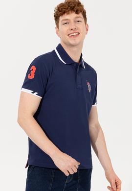 Erkek Lacivert Basic Tişört - 50249140057