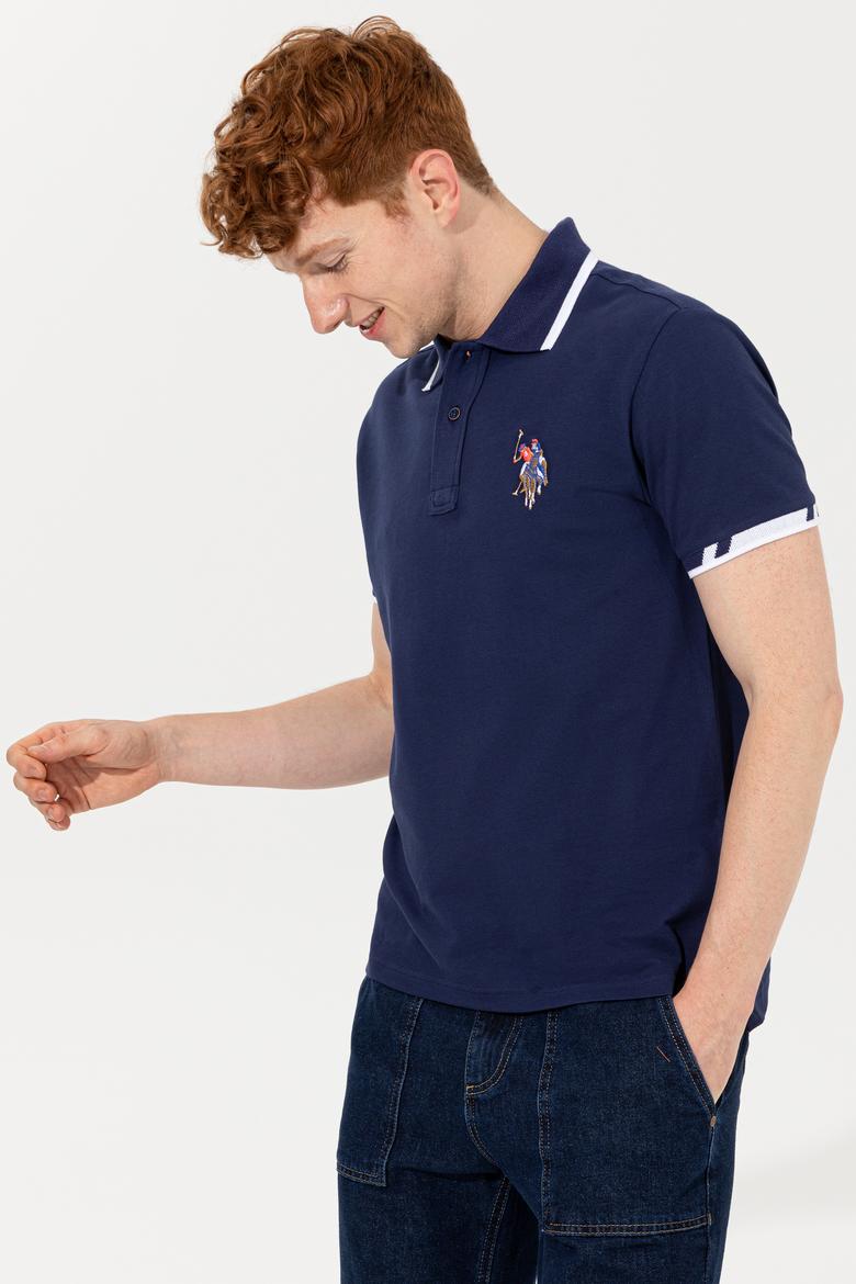 Erkek Lacivert Basic Tişört - 50249140057