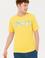 Erkek Açık Sarı Bisiklet Yaka Tişört