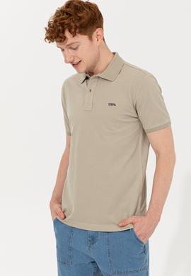 Erkek Haki Basic Tişört - 50251701226