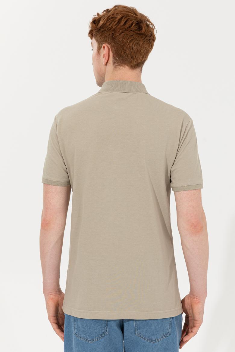 Erkek Haki Basic Tişört - 50251701226
