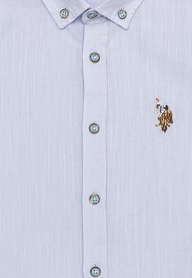 Erkek Çocuk Açık Mavi Kısa Kollu Gömlek - 50247971023