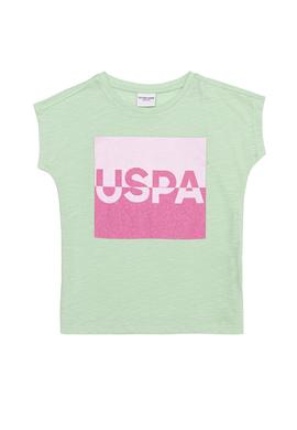 Kız Çocuk Mint Yeşili Tişört - 50252289035