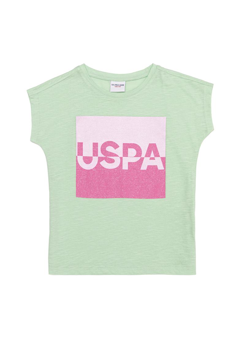 Kız Çocuk Mint Yeşili Tişört