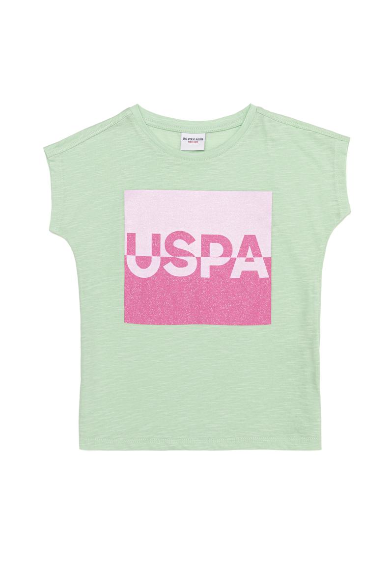 Kız Çocuk Mint Yeşili Tişört