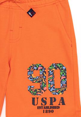 Çocuk Turuncu Örme Şort - 50252223025