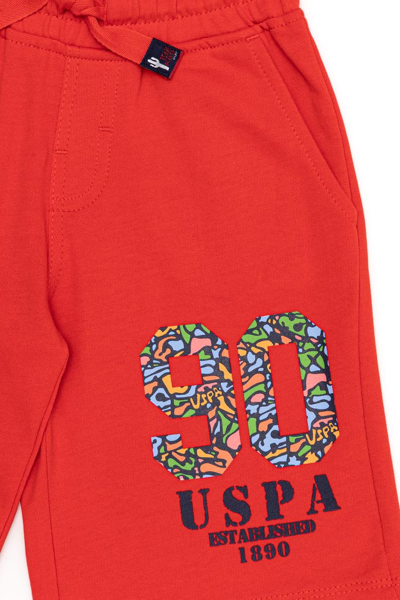 Çocuk Kırmızı Örme Şort - 50252223058