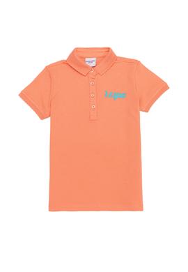 Kız Çocuk Somon Basic Tişört - 50253145051