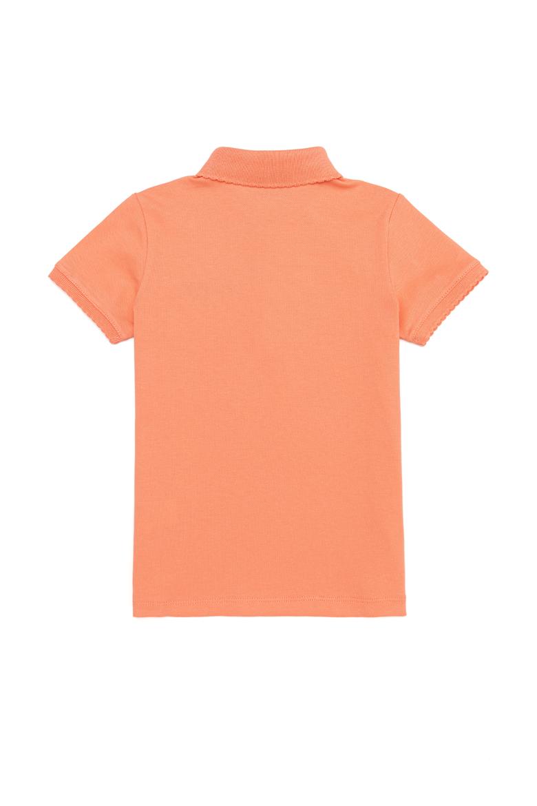 Kız Çocuk Somon Basic Tişört - 50253145051