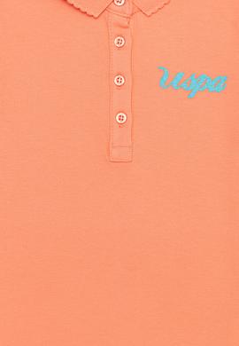 Kız Çocuk Somon Basic Tişört - 50253145051