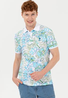 Erkek Petrol Polo Yaka Tişört - 50248520018