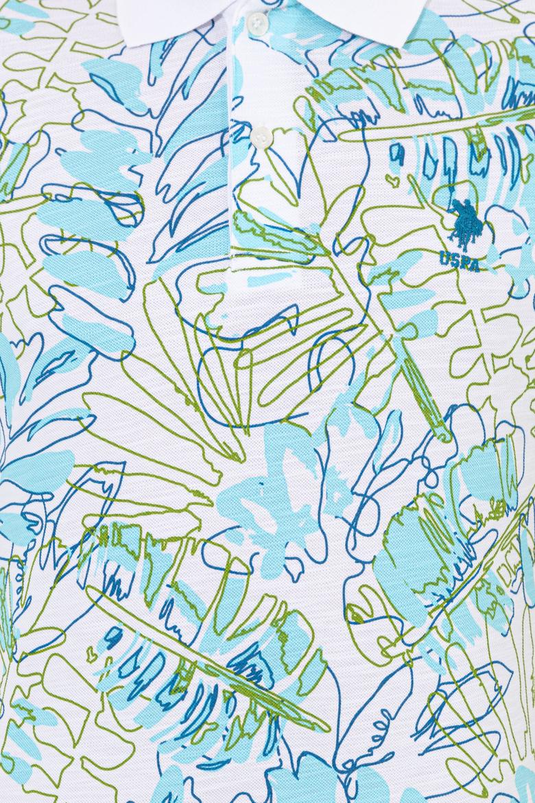 Erkek Petrol Polo Yaka Tişört - 50248520018