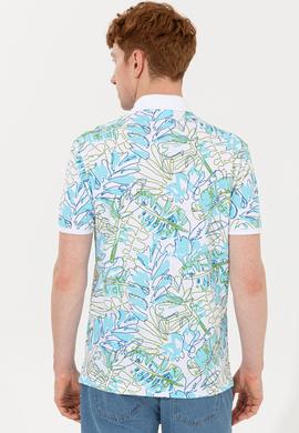 Erkek Petrol Polo Yaka Tişört - 50248520018