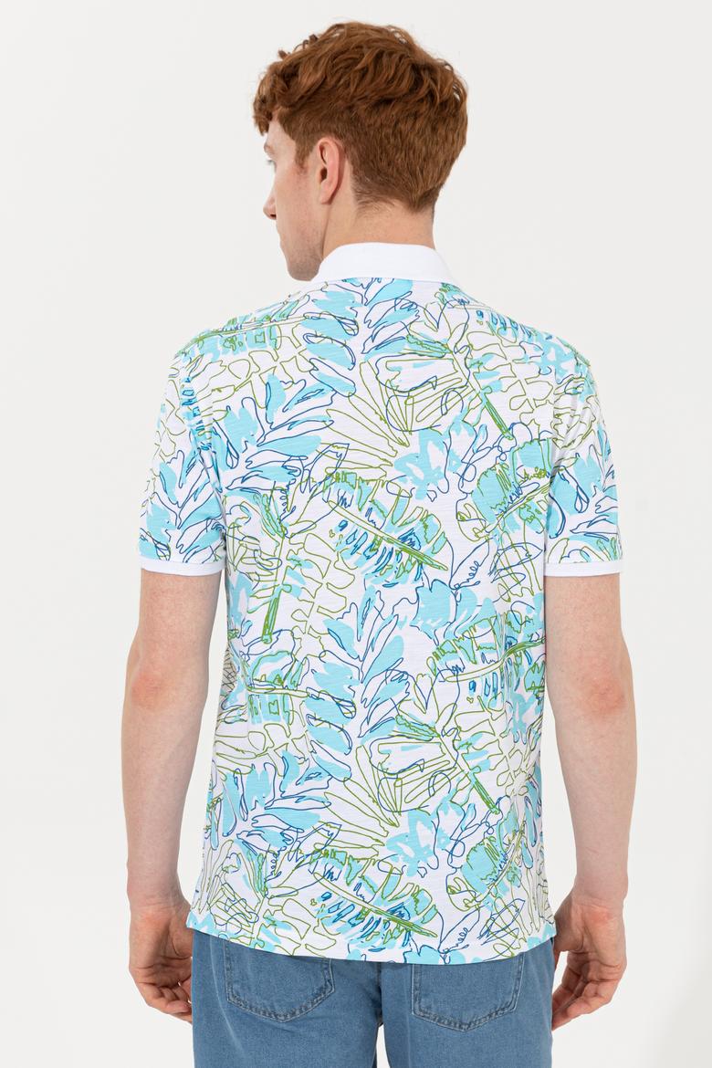 Erkek Petrol Polo Yaka Tişört - 50248520018