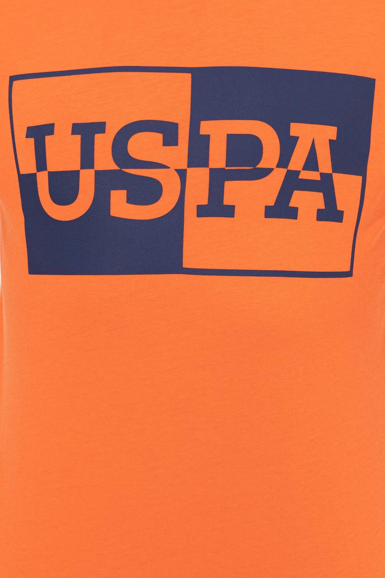 Erkek Turuncu Bisiklet Yaka T-Shirt - 50247339192