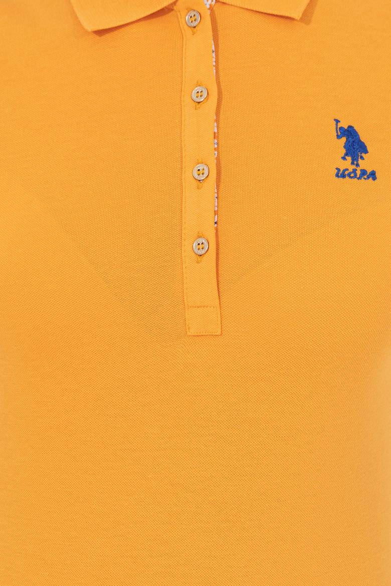 Kadın Sarı Basic Tişört - 50246287117