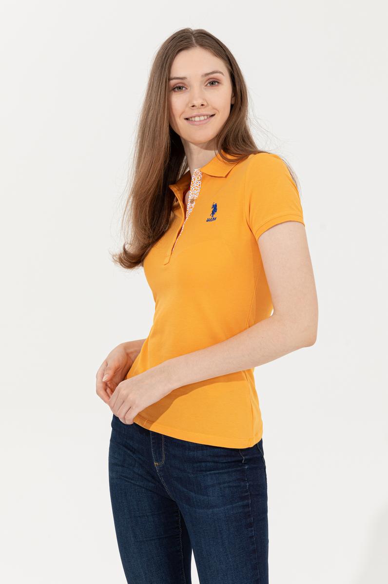 Kadın Sarı Basic Tişört