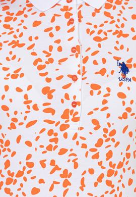 Kadın Turuncu Polo Yaka Tişört - 50248980014