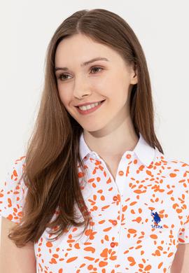 Kadın Turuncu Polo Yaka Tişört - 50248980014