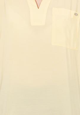 Kadın Açık Sarı Uzun Kollu Gömlek - 50247456038