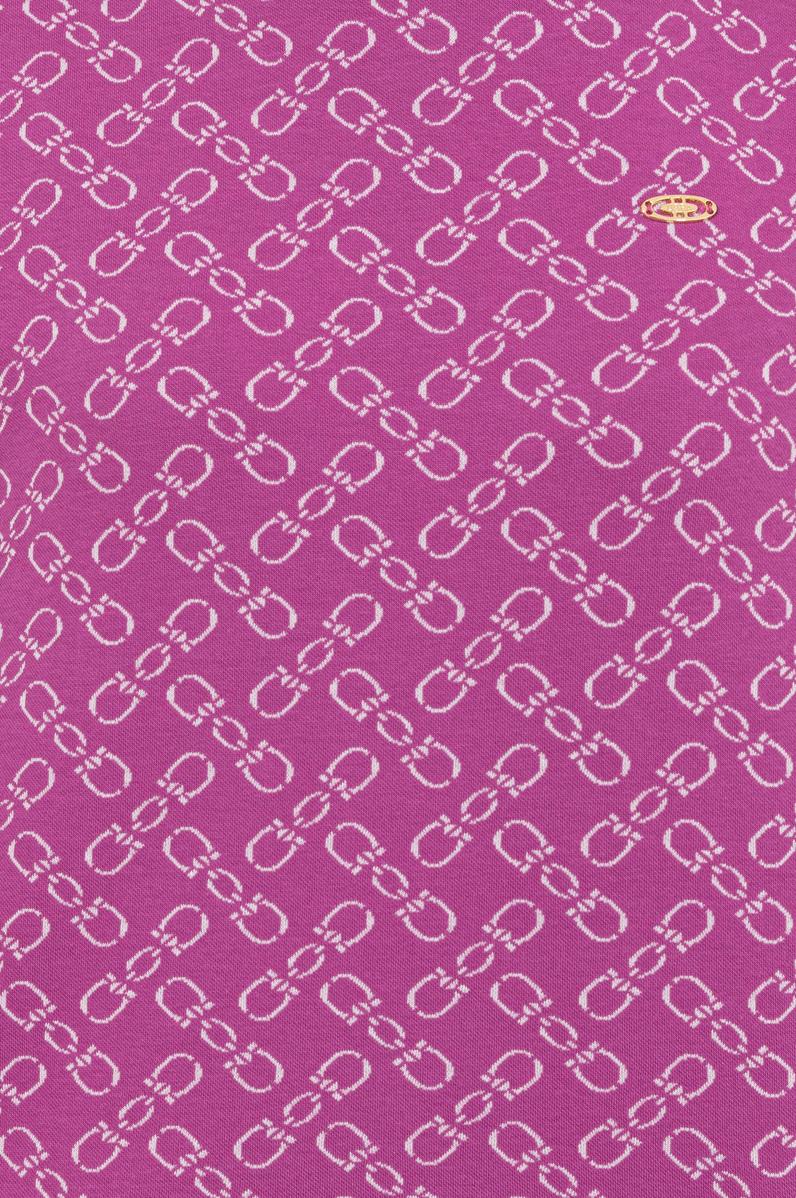 Kadın Menekşe Bisiklet Yaka Tişört