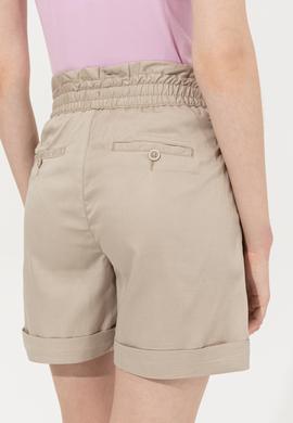 Kadın Haki Dokuma Şort - 50246051008