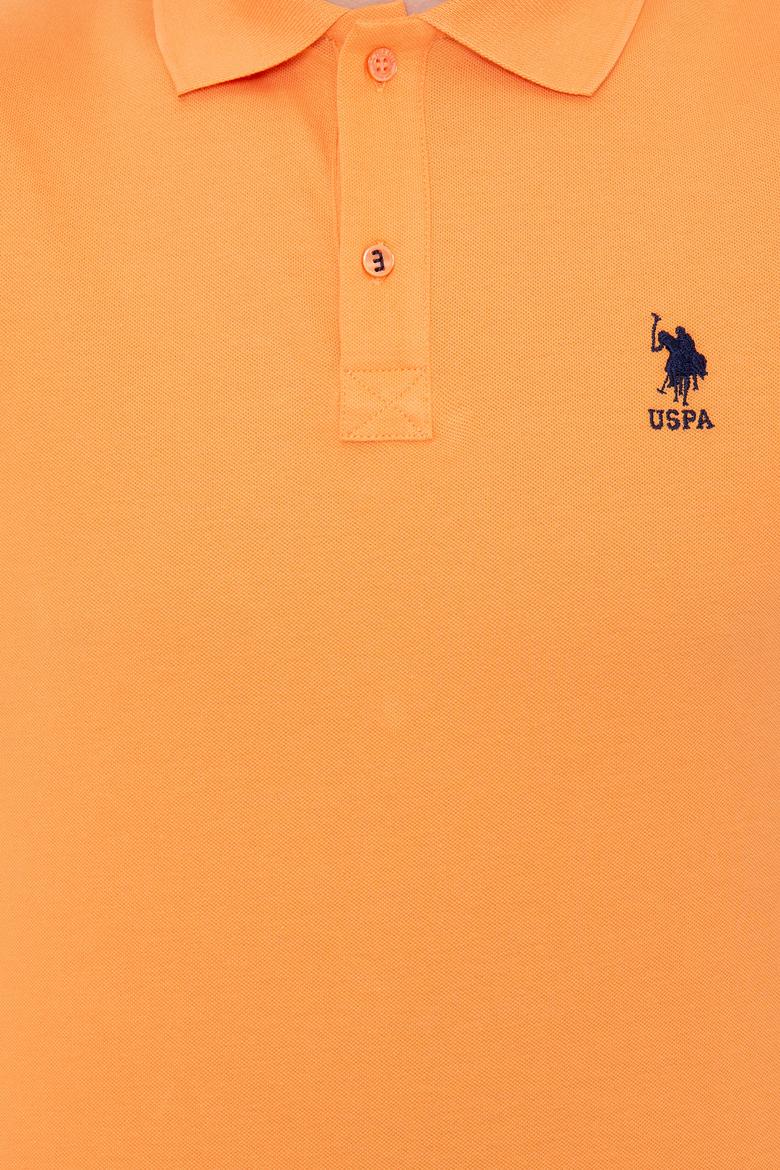 Erkek Turuncu Polo Yaka T-Shirt Basic - 50232292124