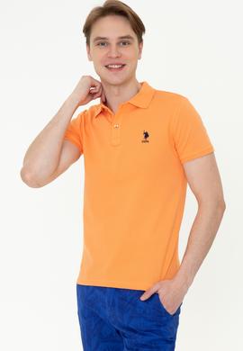 Erkek Turuncu Polo Yaka T-Shirt Basic - 50232292124