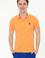 Erkek Turuncu Polo Yaka T-Shirt Basic
