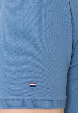 Erkek İndigo Polo Yaka T-Shirt Basic - 50232292094