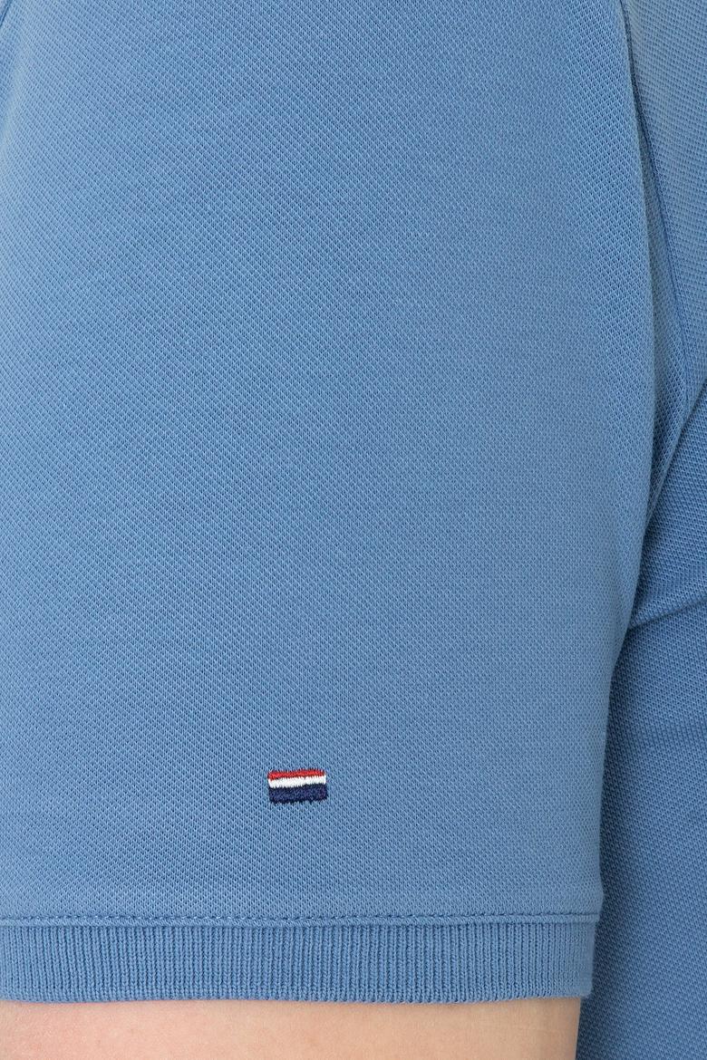 Erkek İndigo Polo Yaka T-Shirt Basic - 50232292094