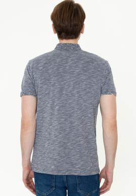 Erkek Lacivert Basic T-Shirt - 50232297007
