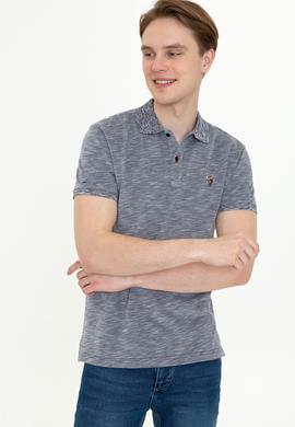 Erkek Lacivert Basic T-Shirt - 50232297007