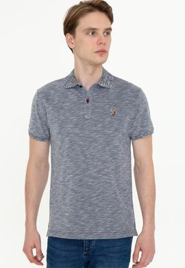 Erkek Lacivert Basic T-Shirt - 50232297007