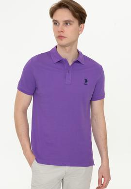 Erkek Menekşe Basic Tişört - 50232308001