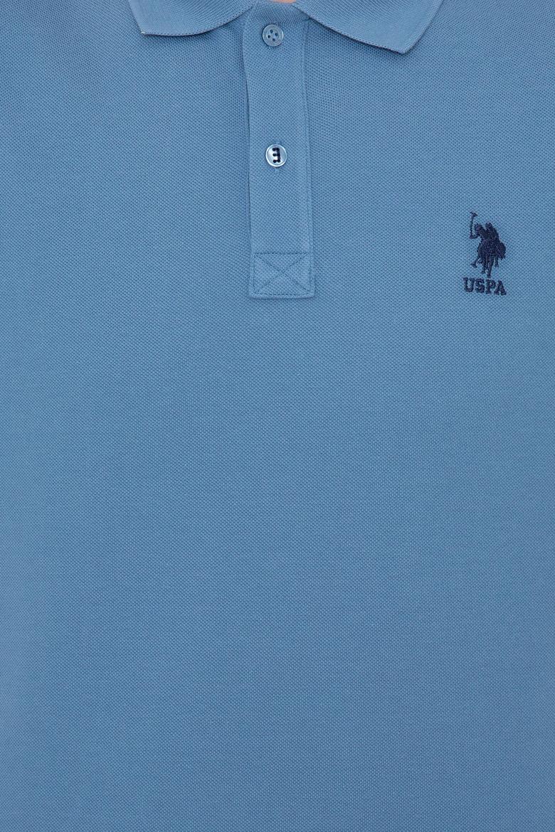 Erkek İndigo Basic Tişört - 50232308113