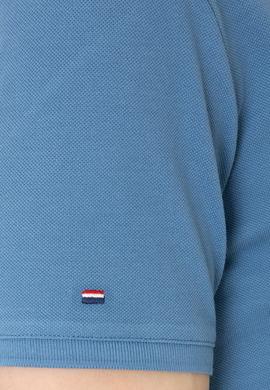 Erkek İndigo Basic Tişört - 50232308113