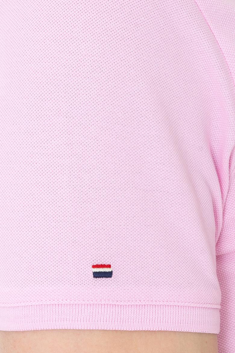 Erkek Açık Pembe Basic Polo Yaka Tişört - 50232308257