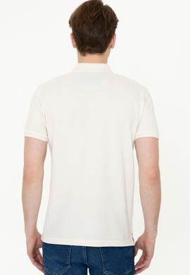 Erkek Krem Basic Tişört - 50232308223