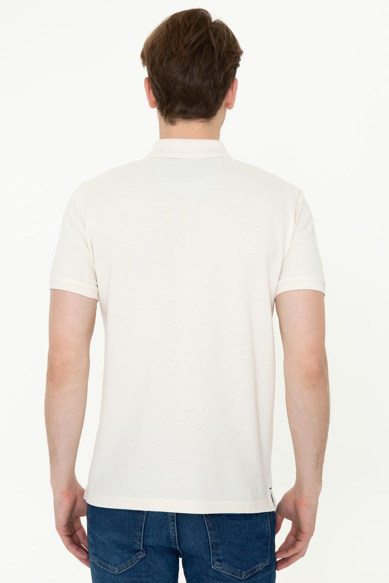 Erkek Krem Basic Tişört - 50232308223