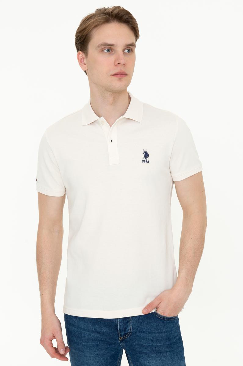 Erkek Krem Basic Tişört