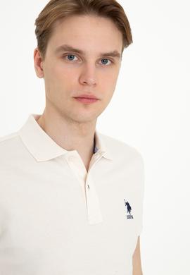 Erkek Krem Basic Tişört - 50232308223